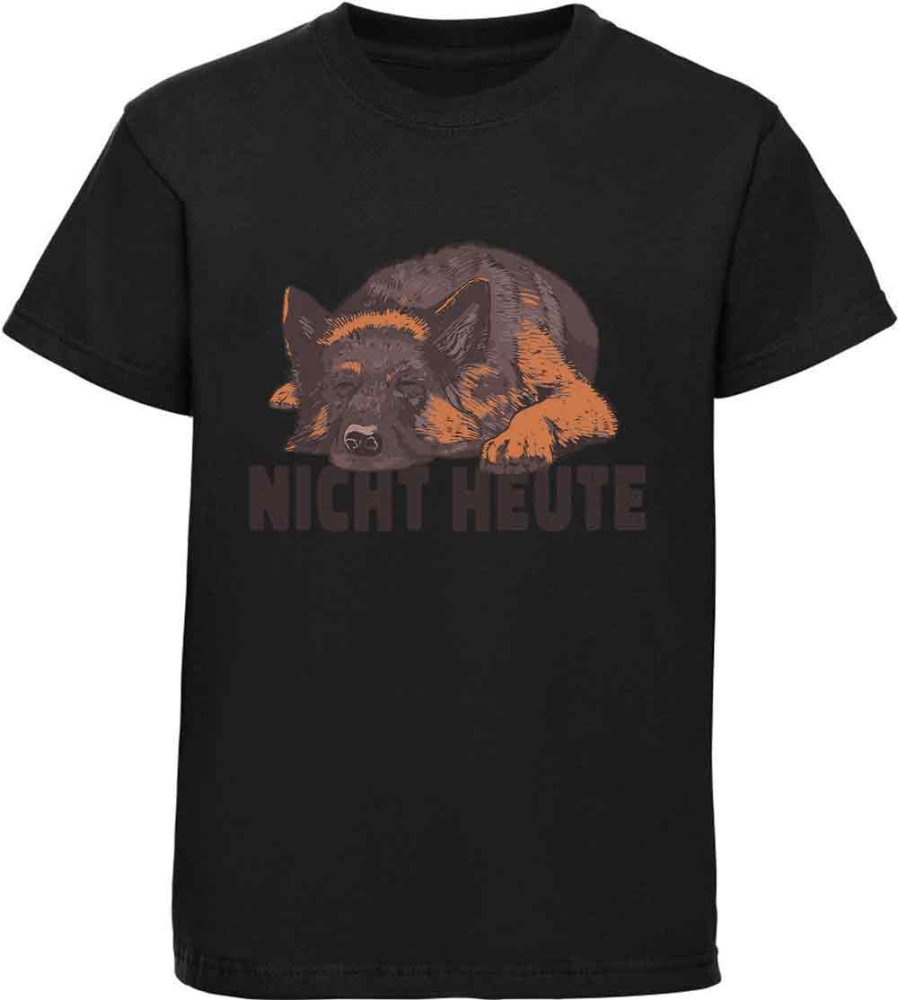 Kinder T-Shirt Schlafender Schäferhund